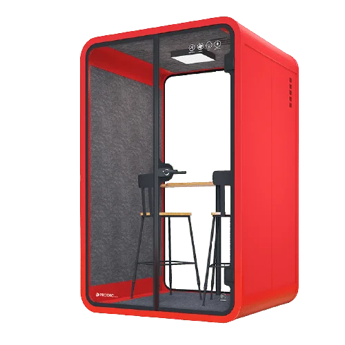 Soundproof-Booth-M-red